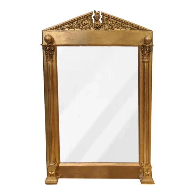19th Century Giltwood Occasional Mirror in the Style of Sir Lawrence Alma-Tadema For Sale