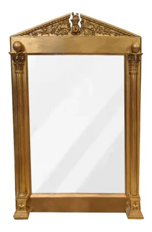 19th Century Giltwood Occasional Mirror in the Style of Sir Lawrence Alma-Tadema