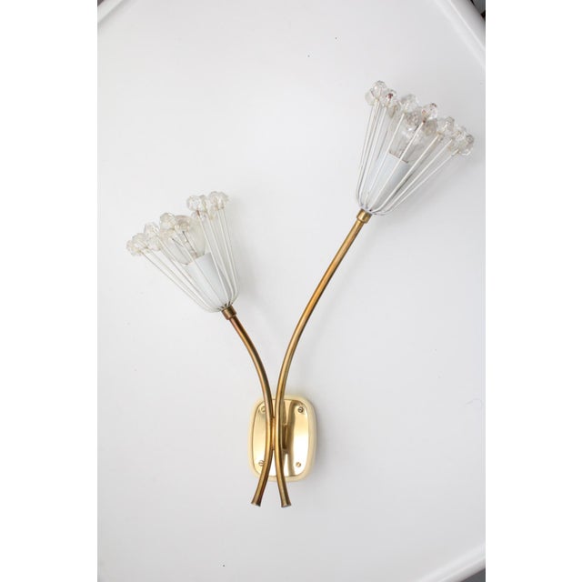 1950s Wall Sconces by Emil Stejnar for Rupert Nikoll, 1950s, Set of 2 For Sale - Image 5 of 11