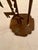 Vintage Native American Tribal Deity Figure Kokopelli Signed Sculptural Patina Metal Candle Holder For Sale - Image 10 of 14