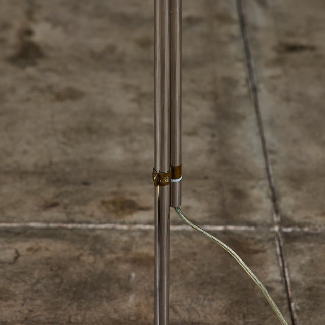 Cedric Hartman Parallel Bar Brass and Stainless Steel Floor Lamp For Sale - Image 15 of 15
