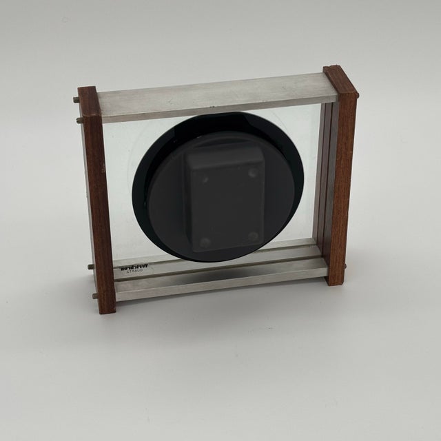 Mid-Century Modern Mid-Century Verichron Executive World Desk Clock For Sale - Image 3 of 12