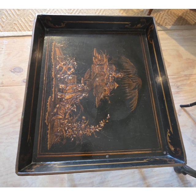 Late 19th Century English Chinoiserie Tray Table For Sale - Image 15 of 17