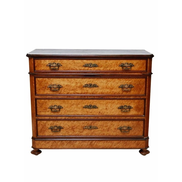 19th Century Italian Birdseye Maple Chest of Drawers For Sale - Image 10 of 10
