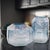 Modern Lonsdale Iridescent Low Glass Vase For Sale - Image 3 of 11