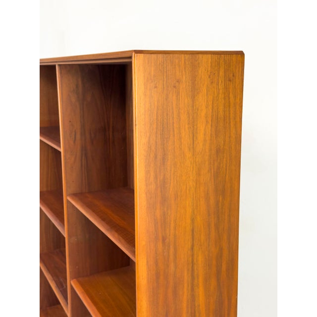 Large Walnut Bookcase by Bertil Fridhagen for Bodafors, 1969 For Sale - Image 16 of 18