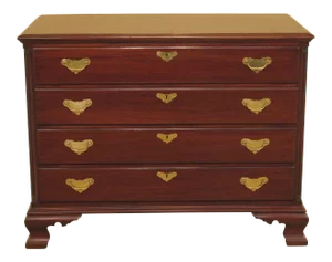 1960s Traditional Norris Reproductions of Richmond Chippendale Mahogany Chest