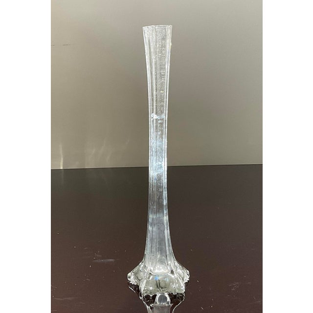 Mid-Century Modern Glass Vase, Belgium, 1920's For Sale - Image 3 of 8