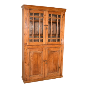 18th Century Irish Pine Wall Cupboard