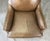 Brown New Showroom Sample Alden Parks Modern Leather Club Chair For Sale - Image 8 of 10