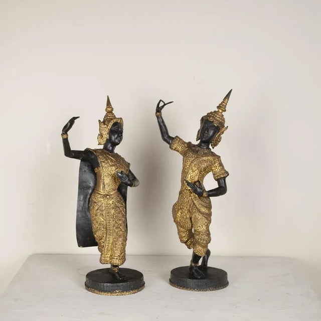 Guardians of the Temple of Rattanakosin Theppanom, Set of 2 For Sale - Image 10 of 10
