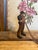 1970s 1970s Black Forest Wood Carving of Man Blowing a Swiss Horn For Sale - Image 5 of 7