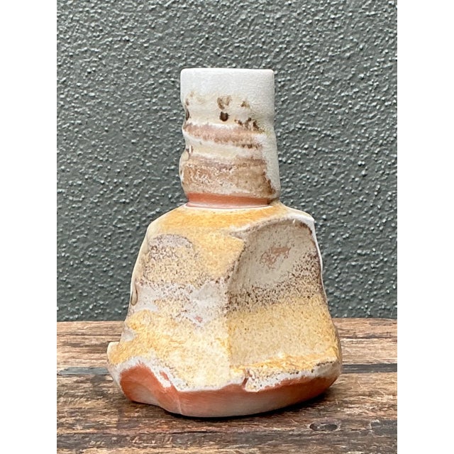 Vintage Abstract Ceramic Vase For Sale - Image 9 of 12
