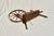 Vintage Decorative Tabletop Wooden Spinning Wheel Planter For Sale - Image 9 of 12