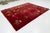Red Antique Red Art Deco Chinese Handmade Wool Rug For Sale - Image 8 of 11