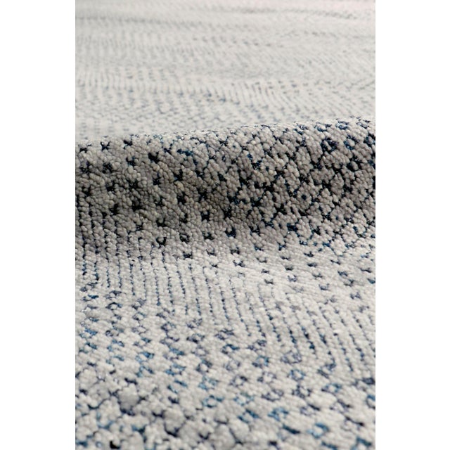 Pasargad Home Transitiona Silver Area Rug- 9'10" X 13' 9" For Sale - Image 4 of 6