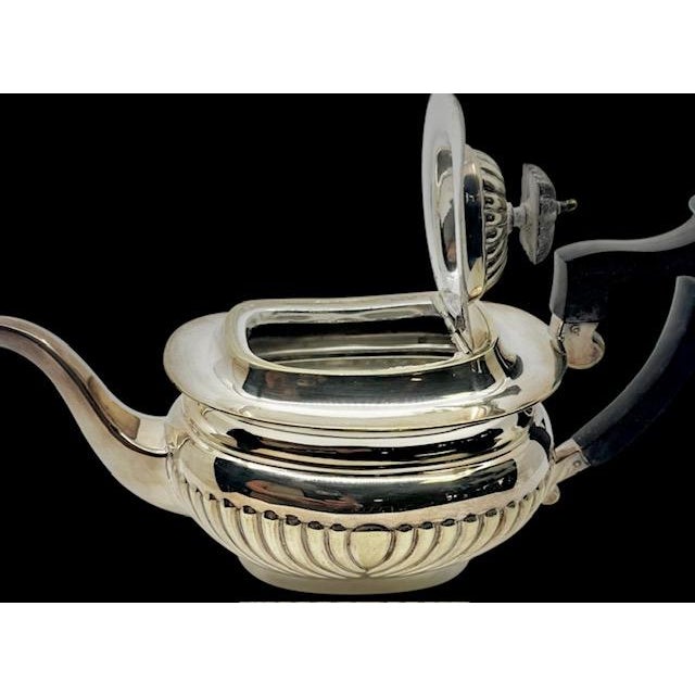 Antique William Adam’s Sheffield Silver Plated Five-Piece Coffee & Tea Service For Sale In Charleston - Image 6 of 16