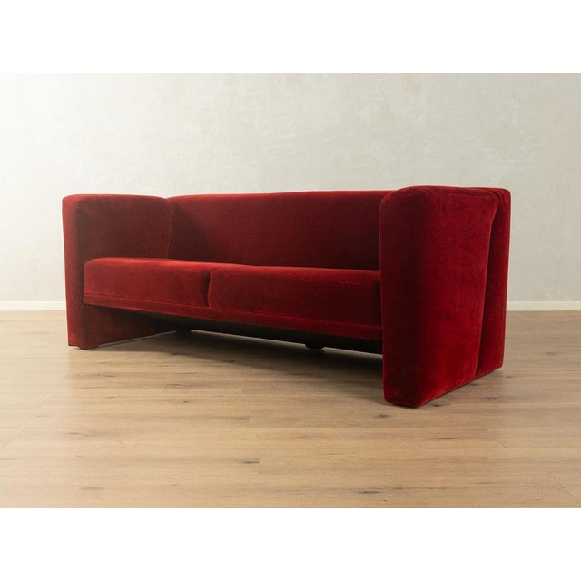 Red 1970s Sofa For Sale - Image 8 of 8