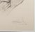 Framed limited-edition portrait of Pablo Picasso by Salvador Dalí. Pencil signed and numbered 136/250 in the lower margin....