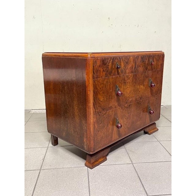 Small Deco Chest of Drawers, 1930s For Sale - Image 4 of 18
