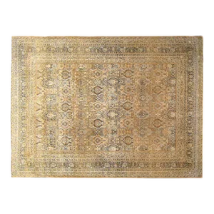 Antique Persian Meshed Oriental Rug, in Large size, w/ Floral Elements