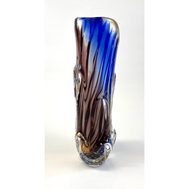 Murano Murano Glass Contemporay Vase For Sale - Image 4 of 10