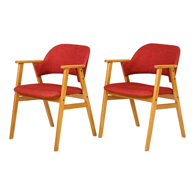 Set of Vintage Nordic Armchairs, 1960s For Sale