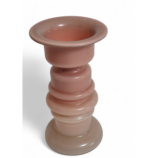 A striking, architectural piece of Polish Art Glass from the 1970s, designed by Jerzy Słuczan-Orkusz for Huta Tarnowiec....