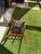 Early 21st Century Embroidered Bamboo Chair For Sale - Image 5 of 5