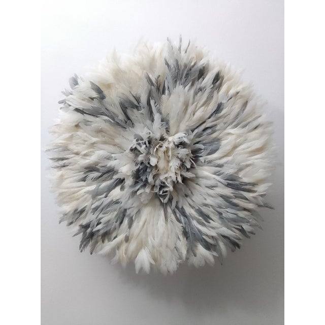 White Speckled Grey Juju Hat For Sale In Washington DC - Image 6 of 6