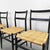 Black Mod. 646 Dining Chairs in Black Ash and Straw by Gio Ponti for Cassina, 1952, Set of 4 For Sale - Image 8 of 18