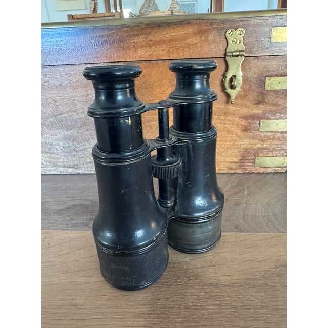 Early 20th Century Early 20th Century Leather and Metal Field Goggles For Sale - Image 5 of 12