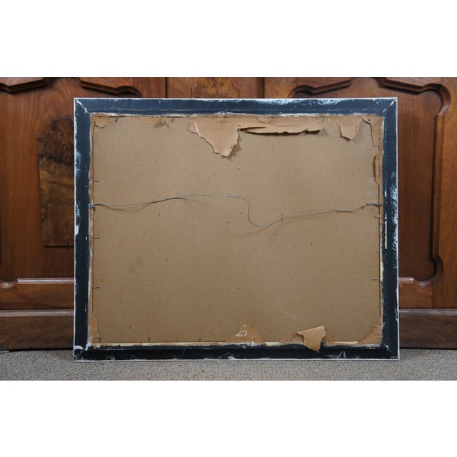 Late 20th Century Herons and Landscape Painting, Framed For Sale - Image 4 of 12