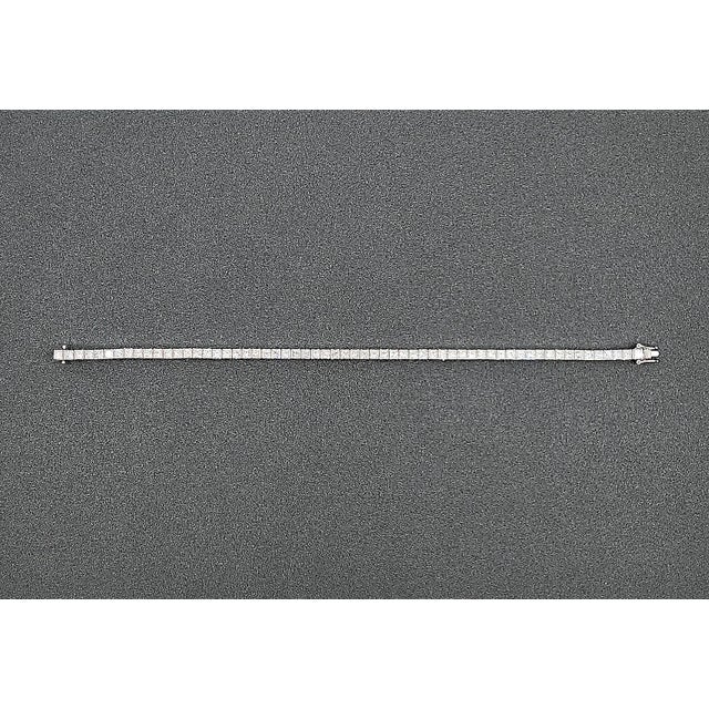 Early 21st Century 6.24 Ct Princess Cut Diamond Tennis Bracelet For Sale - Image 5 of 8