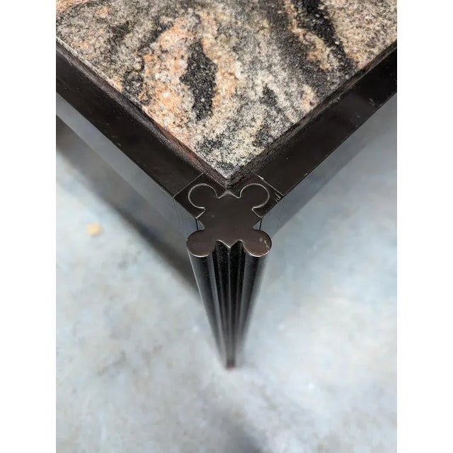 Desk in Granite by George Ciancimino For Sale - Image 4 of 8