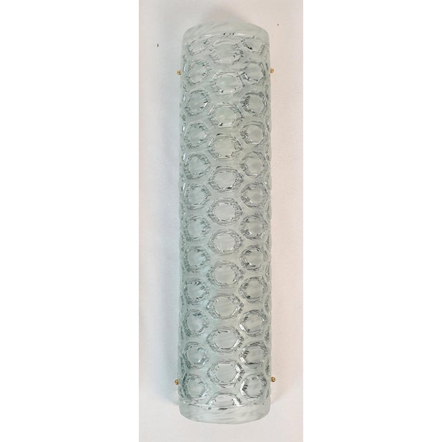 1980s Pair of Green Murano Glass Mid Century Modern Sconces For Sale - Image 4 of 10