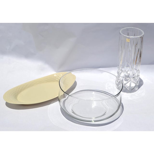 Mid-20th Century Lenox Special Oval Platter Basket Weave Pattern Fine Ceramic Ivory Porcelain For Sale - Image 14 of 14