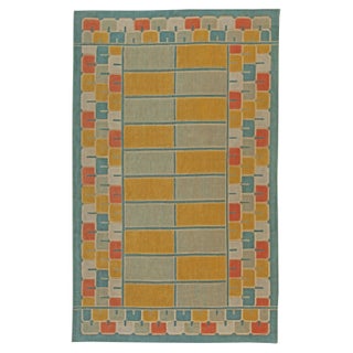 Modern Swedish-Inspired Half Pile Wool Rug by Doris Leslie Blau For Sale