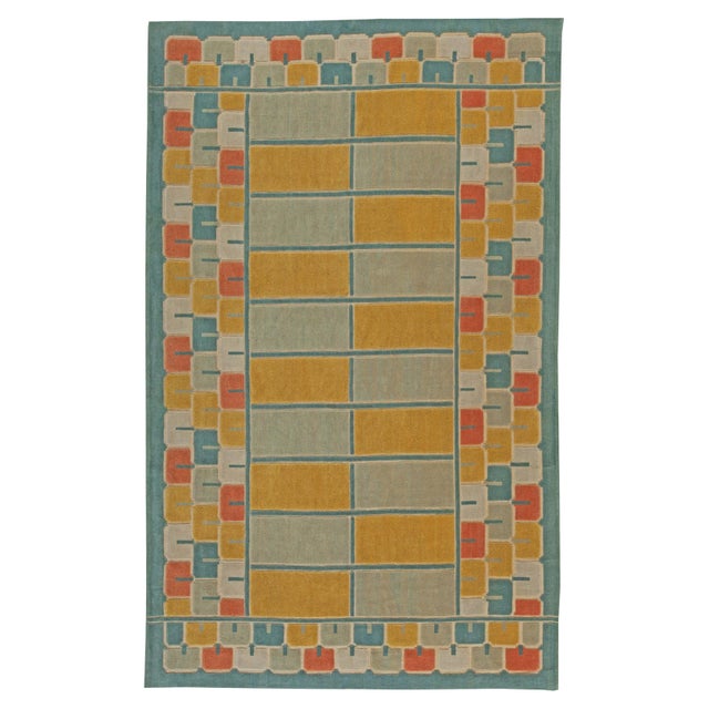 Modern Swedish-Inspired Half Pile Wool Rug by Doris Leslie Blau For Sale