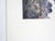 1973 monoprint on paper abstract portrait by Walter Crump (20th, 21st century) Massachusetts. Signed, dated in pencil...