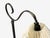 Wood 1950s Mid-Century Modern Floor Lamp, Patinated Brass, Wood, Fabric For Sale - Image 7 of 12