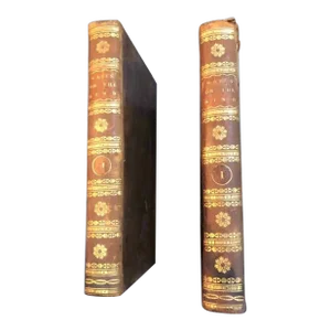 Antique Books the Improvement of the Mind Vol I & II Antique Books Set of 2