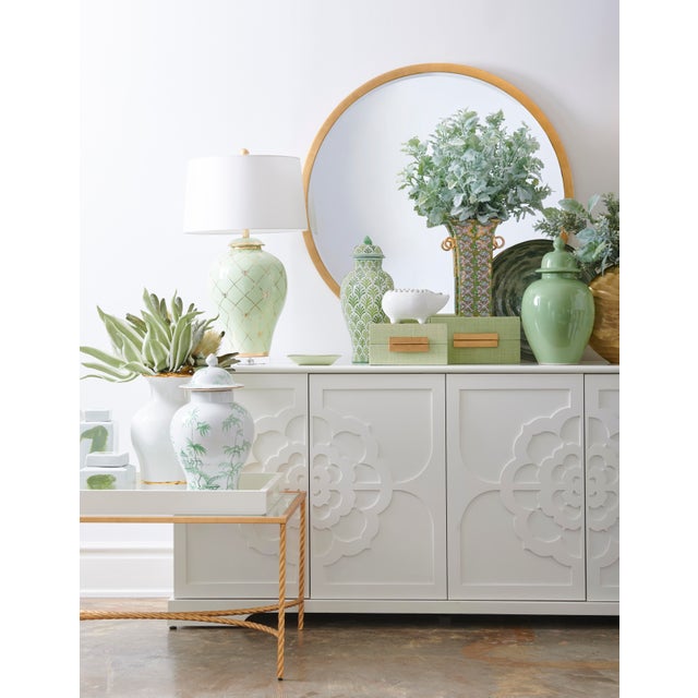 Chelsea House Inc Raffia Boxes - Seafoam, Set of 2 For Sale - Image 4 of 5