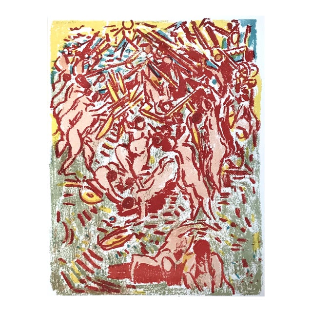 1969 Andre Cottavoz Original Lithograph V1-3 Mourlot For Sale