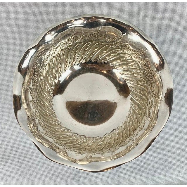 Bailey, Banks & Biddle Sterling Silver Repoussé Bowl-9.5" For Sale - Image 4 of 10