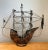 Brown Vintage Monumental Iron Nautical Ship Lamp For Sale - Image 8 of 12