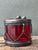 Vintage Glass Drum Lidded Jar For Sale In West Palm - Image 6 of 12
