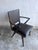 Mid-Century Armchairs in Dark Wood and Brown Upholstery, 1960s, Set of 2 For Sale - Image 6 of 10