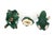 Set of 3 Vintage McCoy Planters - Turtle and Frogs For Sale - Image 18 of 18