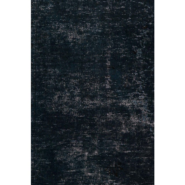 Vintage Persian Rug in Blue and Black by Rug & Kilim For Sale In New York - Image 6 of 7